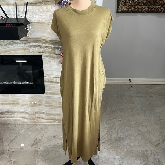 Free People Beach Green‎ Dress. Oversize Size S - Picture 2 of 9